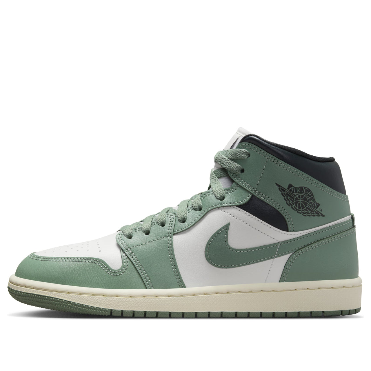 (WMNS) Air Jordan 1 Mid 'Jade Smoke' BQ6472-130