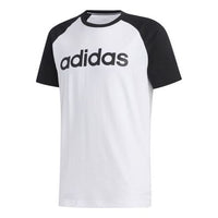 adidas neo Round Neck Sports Short Sleeve White FP7443