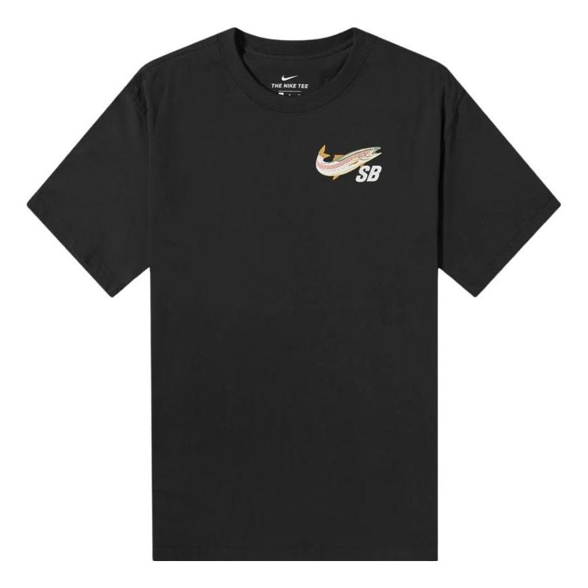 Nike SB Logo Skate T-Shirt 'Black' DD1295-010