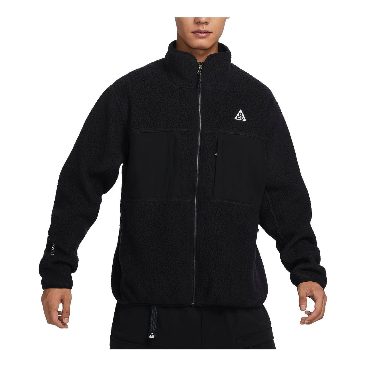 Nike ACG Arctic Wolf Full-Zip Top Asia Sizing 'Black' FN0373-010