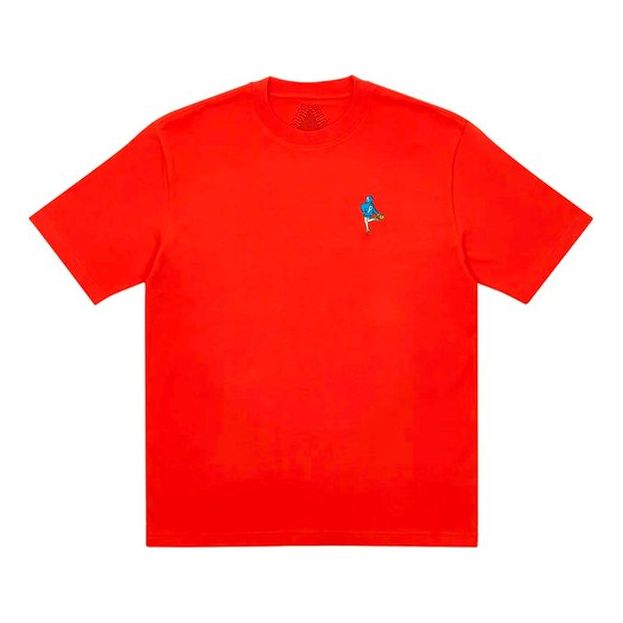 PALACE Handbag Red Micro Mark Round Neck Short Sleeve Unisex P20TS018
