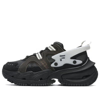 (WMNS) FILA FUSION ARMOUR Sneakers 'Black White' T12W341107FBK