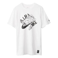 Nike Basketball Printing Short Sleeve White CK2831-100