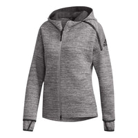 (WMNS) adidas Sports Hooded Jacket 'Grey' DY5770