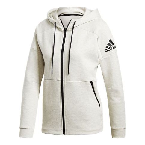 (WMNS) adidas Id Stadium Hd Sports Drawstring Hooded Jacket White DT9349