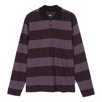 Stussy Long Sleeve Swirl Polo Shirt 'Rugby' 1140174
