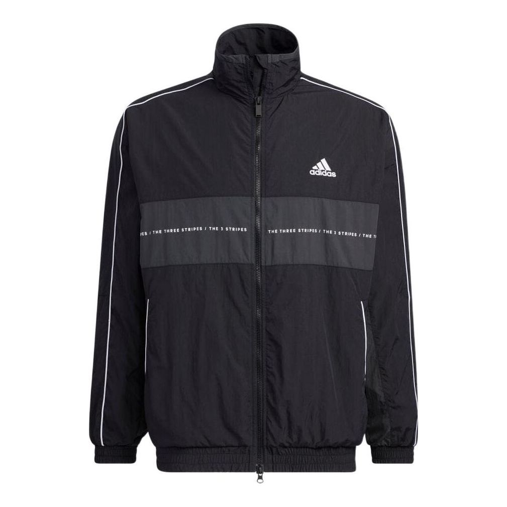 adidas Oversized Fit Woven Jacket 'Black' IA9425