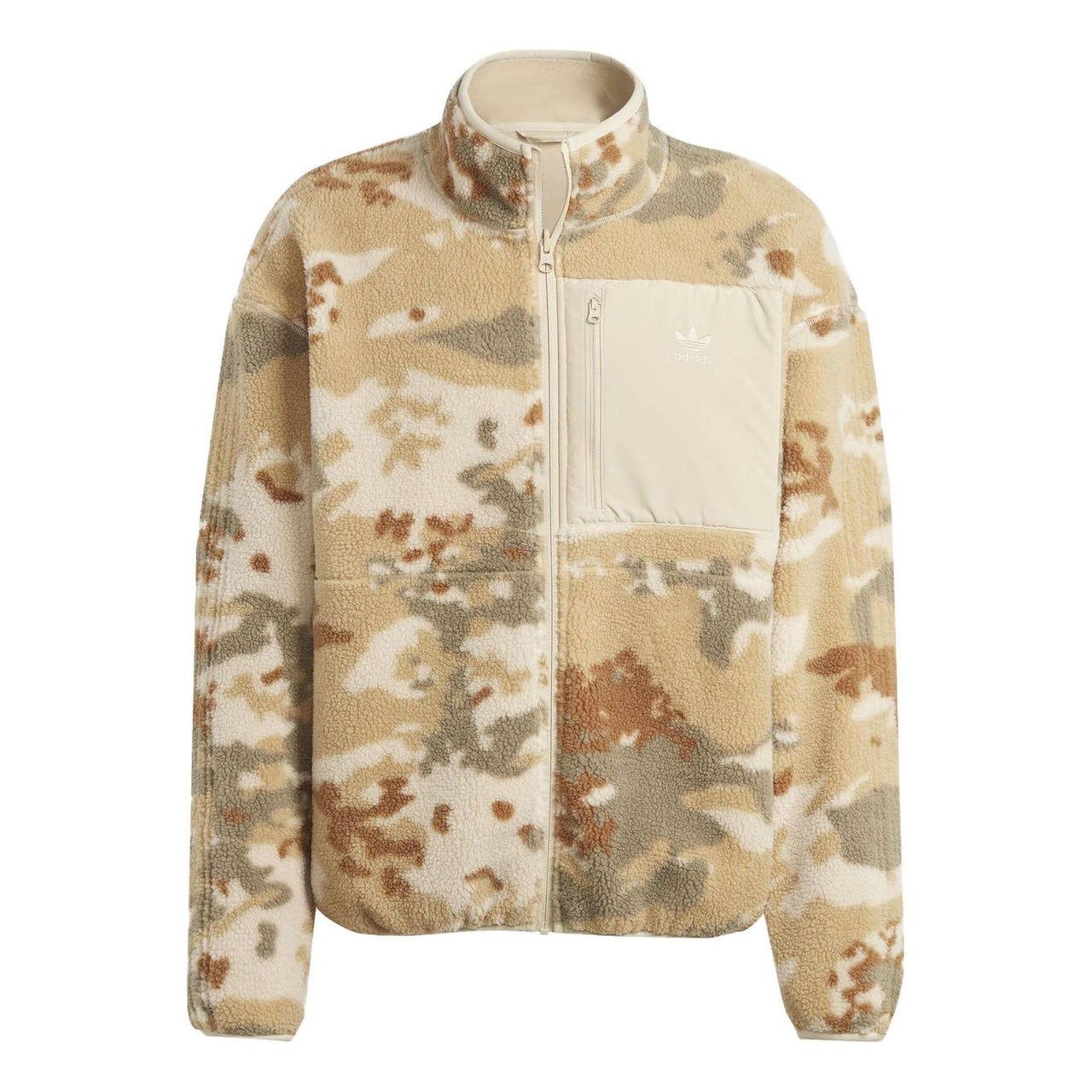 adidas Originals Reversible Fleece Jacket 'Tan' IP0280