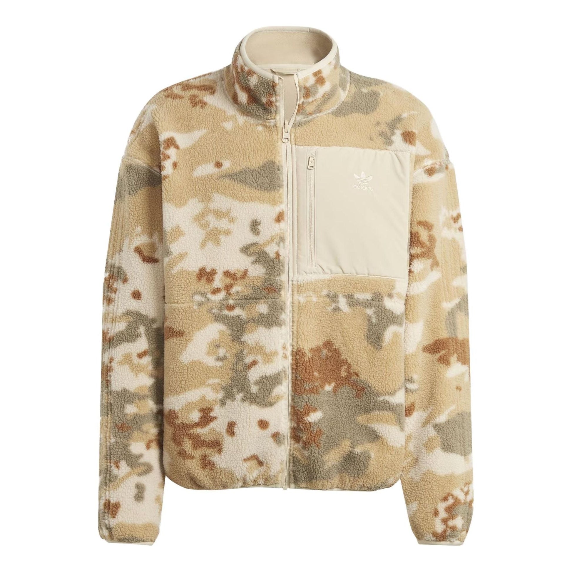 adidas Originals Reversible Fleece Jacket 'Tan' IP0280
