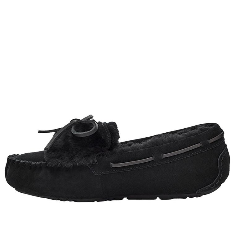 (WMNS) UGG Dakota Double Bow (Bowknot) Black 1118913-BLK