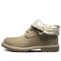 (WMNS) Timberland Roll Top Wide Fit Boots Basic 'Beige White Camouflage' A1URM