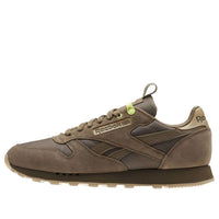 Reebok Classic Leather 'Brown Neon Green' CN3618