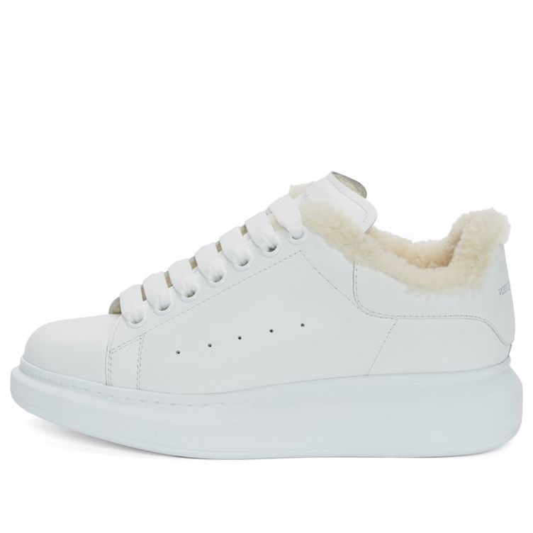 (WMNS) Alexander McQueen Oversized Sneaker 'White' 609650WIAFI9000