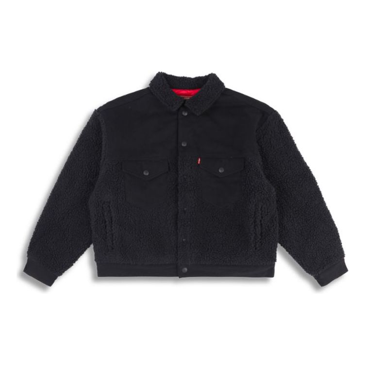 Men's Levis x JAHAN LOH Crossover Series lamb's wool reversible Denim Jacket 17355-0000