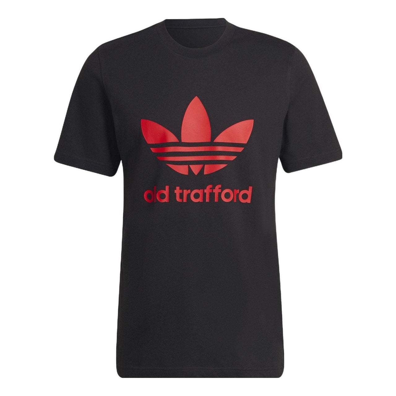 adidas Original Old Trafford Trefoil T-Shirt 'Black' HP0451