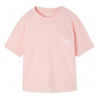 (WMNS) New Balance Chest Logo Short Sleeve Pink WT01840-PSA