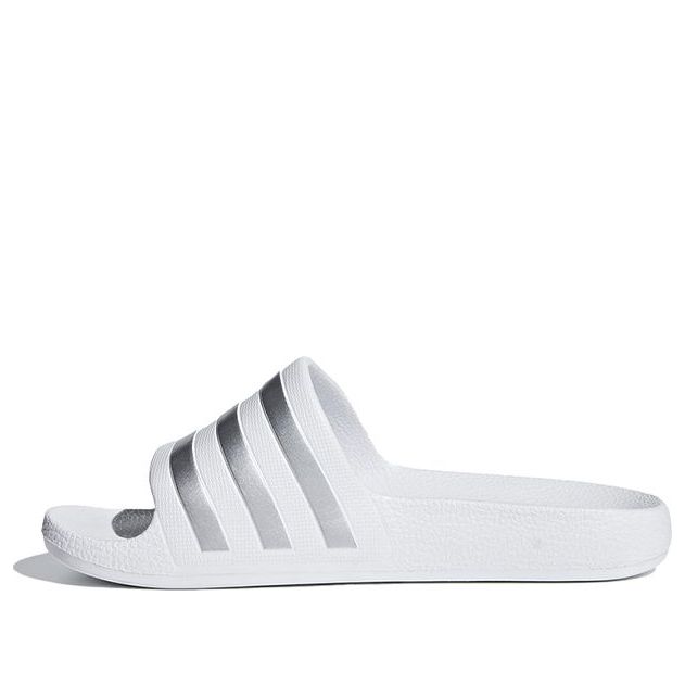 (PS) adidas Adilette Aqua Slides K 'Silver White' F35555