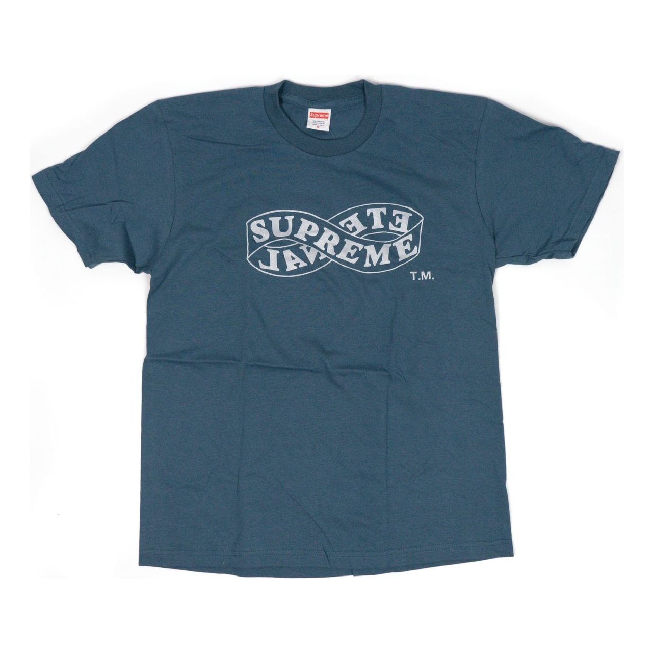Supreme FW18 Eternal Tee Slate Logo Printing Short Sleeve SUP-FW18-457