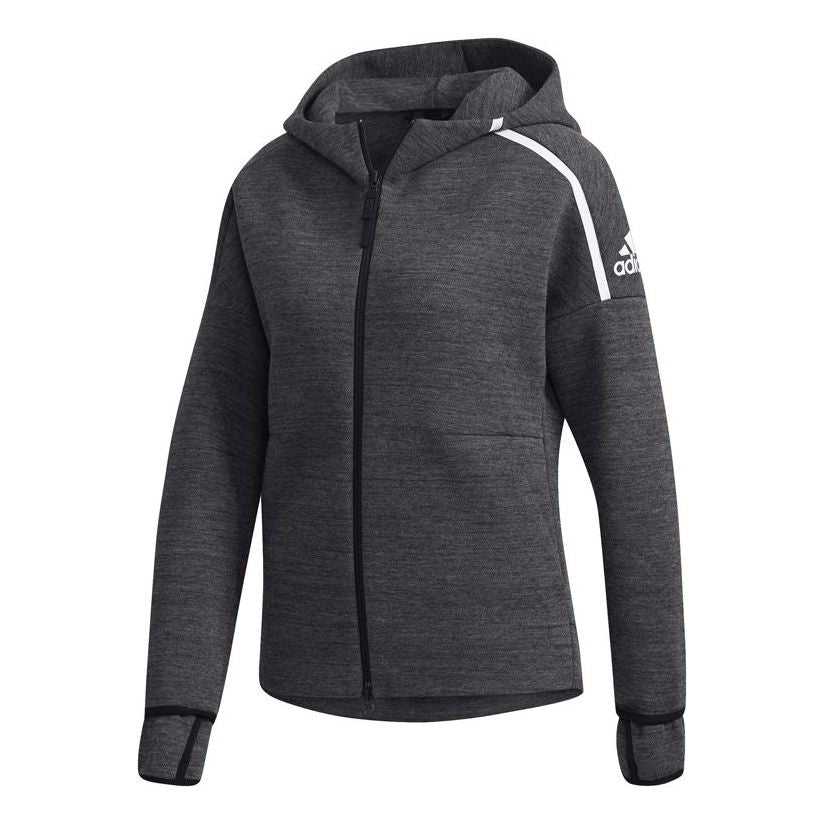 (WMNS) adidas Z.N.E. Storm Jacket 'Black Grey White' DY5773