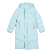 (GS) Skechers Basic Woven Long Down Jacket 'Blue' P423K027-01Z6