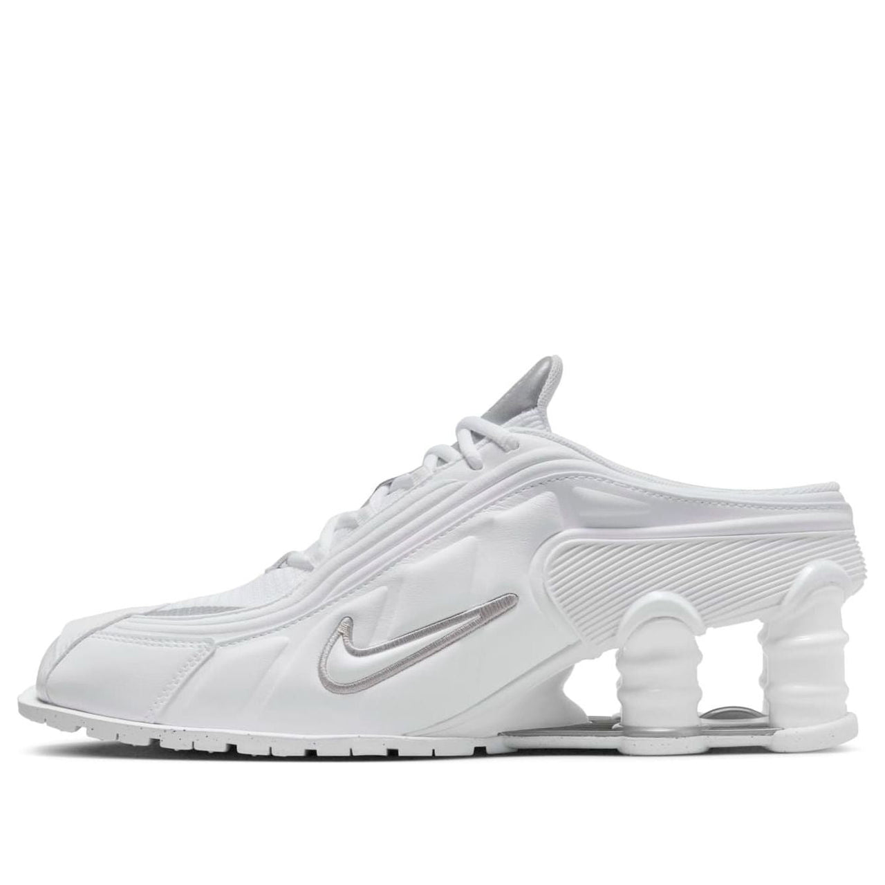 (WMNS) Nike x Martine Rose Shox Mule MR4 'White Metallic Silver' DQ2401-100