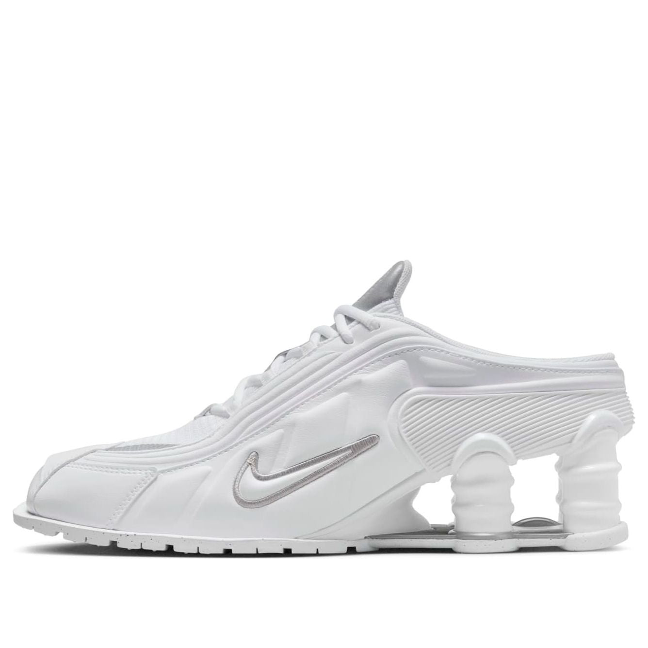 (WMNS) Nike x Martine Rose Shox Mule MR4 'White Metallic Silver' DQ2401-100