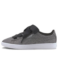 PUMA Vikky V2 Ribbon Glitz Low-Top Board Shoes K Grey/Silver 370633-01