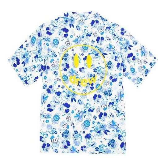 Drew House Rayon Camp Shirt 'Blue' DR-SS20-85