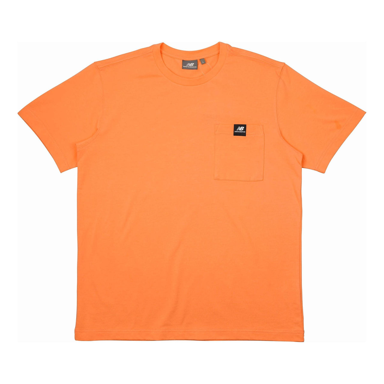 New Balance Chest Small Pocket Sports Short Sleeve Version Couple Style Orange NEA2E023-LOR