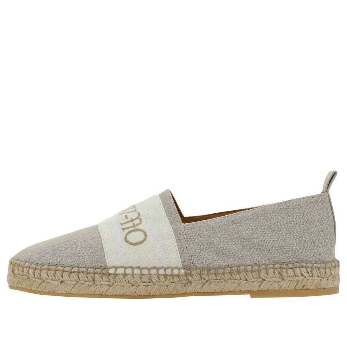 Off-White Bookish Linen Espadrillas 'Light Beige White' OMIB010S24FAB0016161