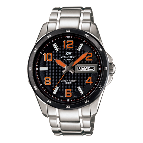 CASIO Male EDIFICE Japan / South Korea Fashion Quartz Mens Silver Analog EF-132DY-1A4VDF
