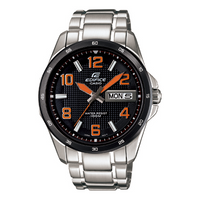 CASIO Male EDIFICE Japan / South Korea Fashion Quartz Mens Silver Analog EF-132DY-1A4VDF
