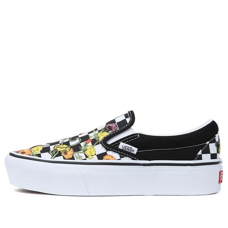 Vans Classic Slip-On Platform 'Poppy Checkerboard' VN0A5KXIBML