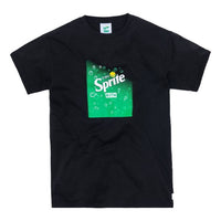 Men's KITH x Sprite Crossover Enjoy Tee Printing Short Sleeve Black KH3607-100