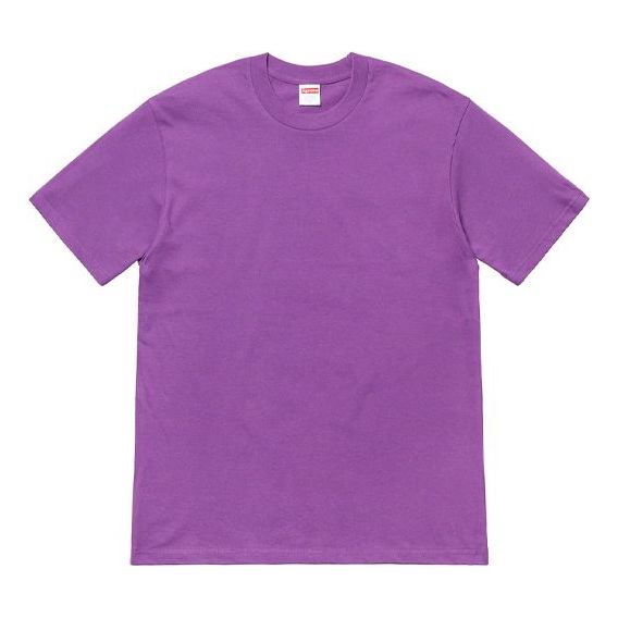 Supreme SS19 Headline Tee Purple Logo Tee SUP-SS19-763