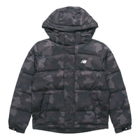 New Balance Winter Camouflage Down Parka Asia Sizing 'Grey Black' NPA4S021MIX