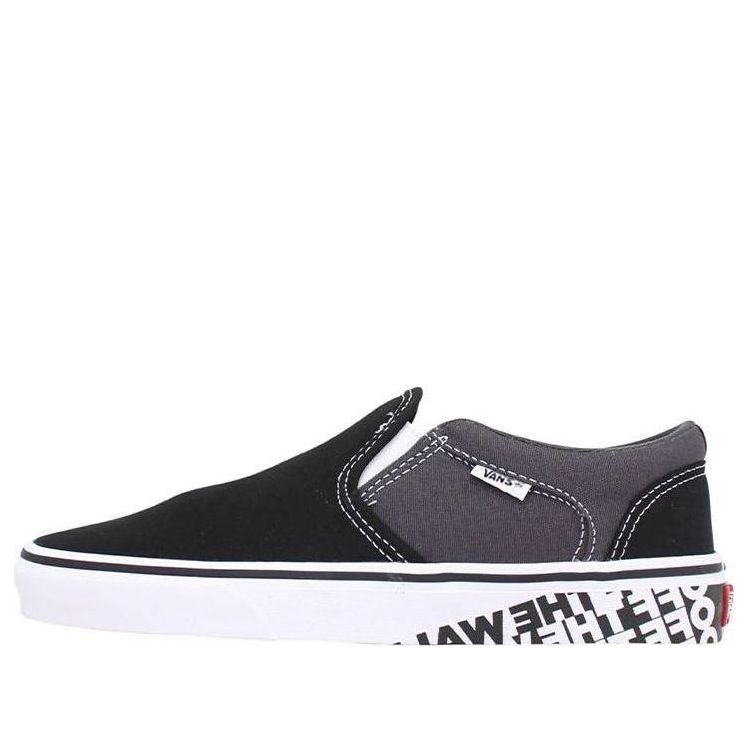 Vans Slip-On Low Tops Casual Skateboarding Shoes Black VN000SEQ0PX