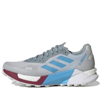 (WMNS) adidas Terrex Agravic Ultra Trail 'Grey Sky Rush Burgundy' GZ9039