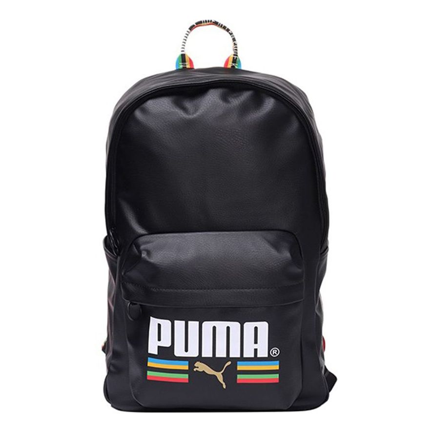 PUMA Originals PU Tailored for Sport Backpack 'Black White Yellow' 077783-01