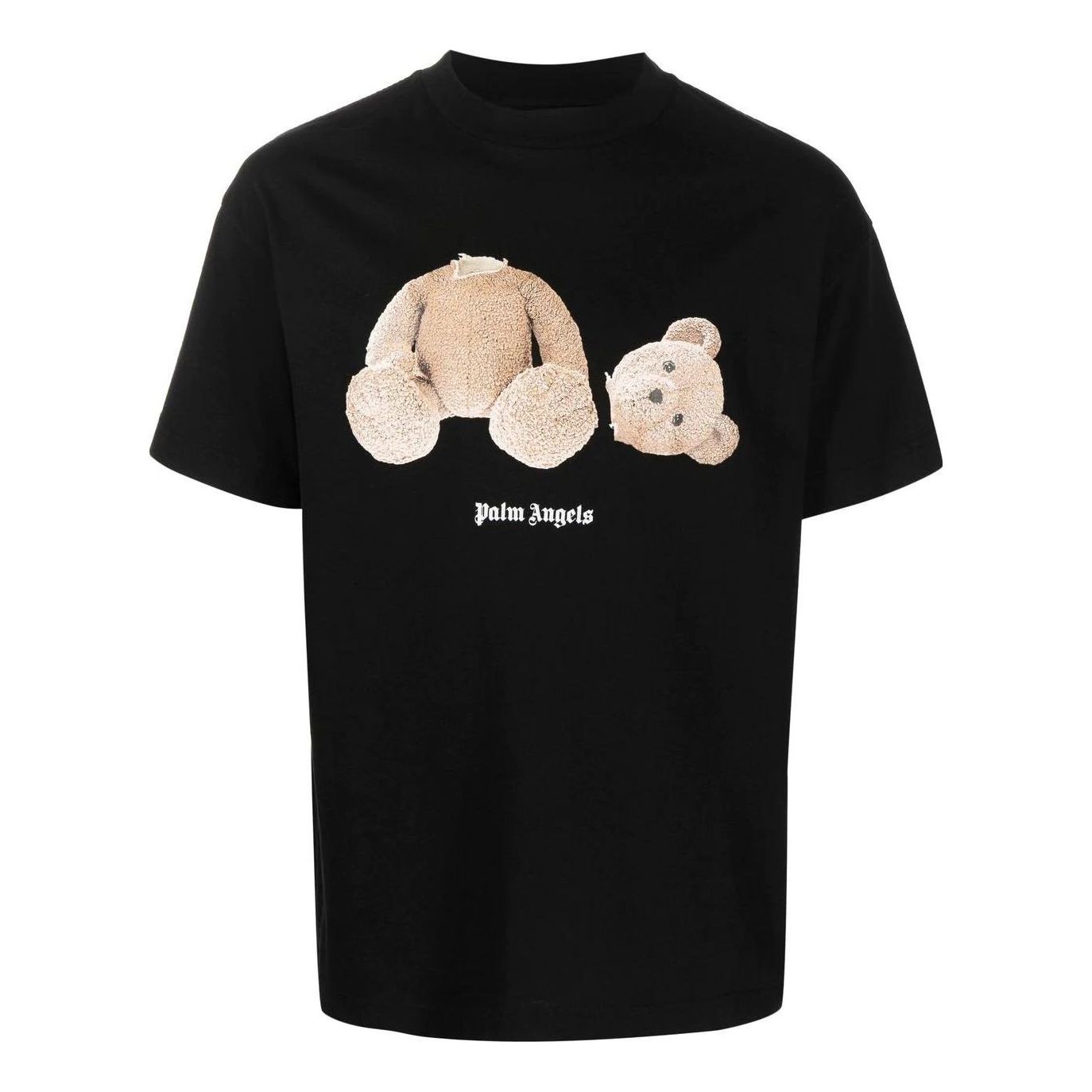 Palm Angels SS23 Bear-print classic T-shirt 'Black' PMAA001C99JER0141060