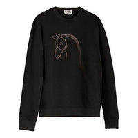 Men's HERMES SS21 Adornment Pattern Sports Black H167540HA02