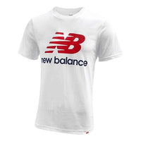 New Balance  New Balance LOGO Printing Short Sleeve 'White' AMT91546-WT