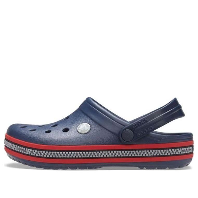 Crocs Crocband Zipper Band Clogs 'Navy Red' 206594-4SA