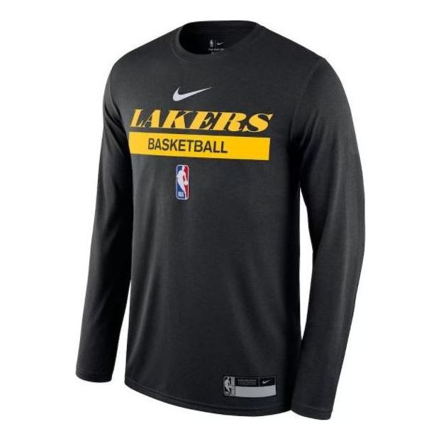 Nike Practice Dri-Fit Long Sleeve T-Shirt 'Los Angeles Lakers' DR6523-010