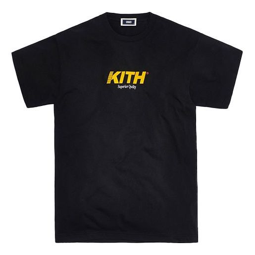 KITH Authorized Service Tee Alphabet Logo Short Sleeve Black KH3764-100