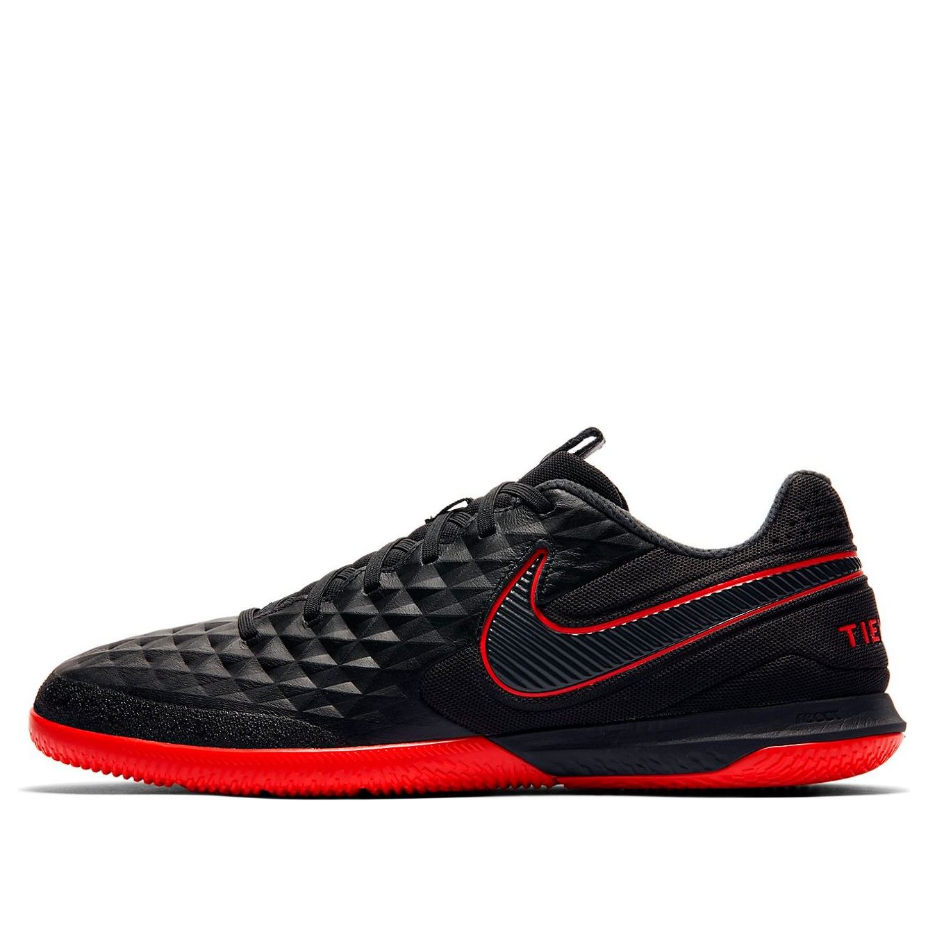 Nike Tiempo React Legend 8 Pro IC 'Black Red' AT6134-060