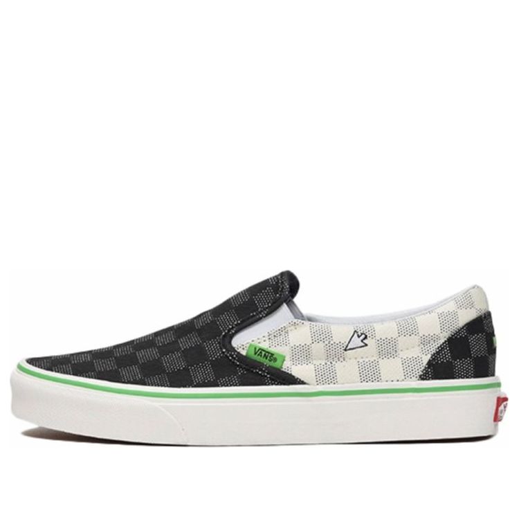 Slip-On 'Vanscii - Black White Green' VN0A38F7VMP