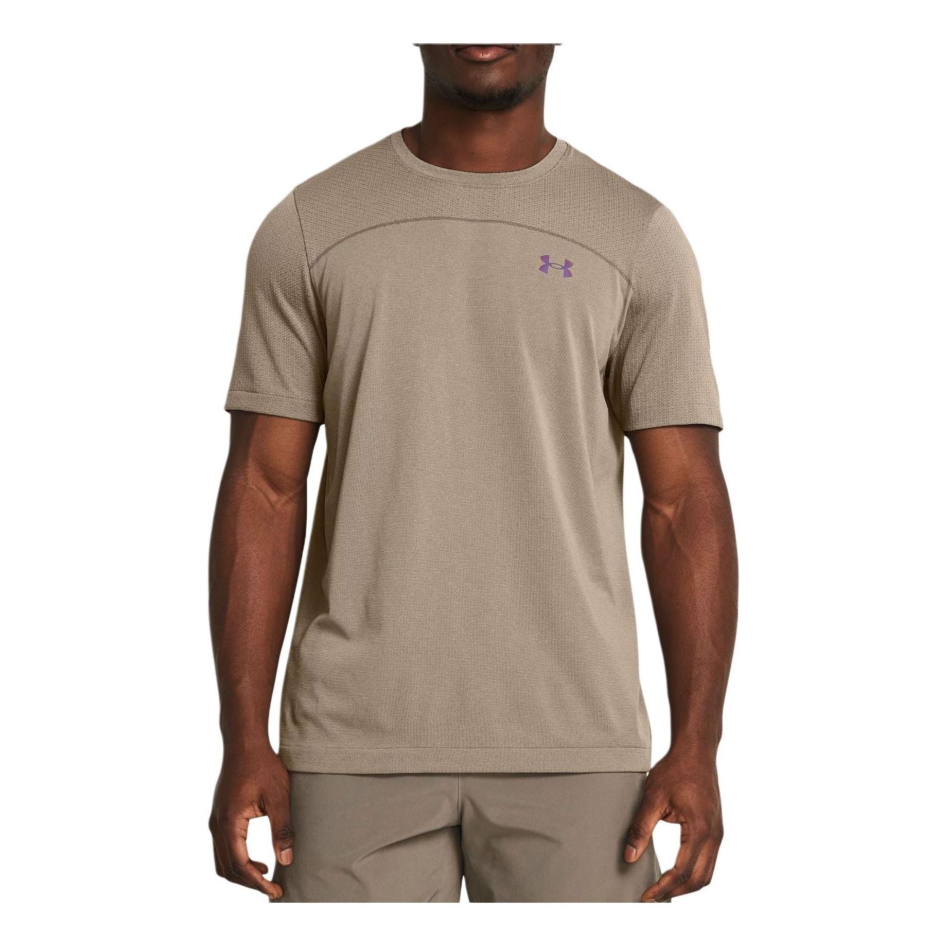Under Armour Vanish Elite Seamless Wordmark T-shirt 'Light Brown' 1382799-203