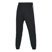 Skechers Side Striped Elastic Waist Tapered Casual Pants 'Black' P122M030