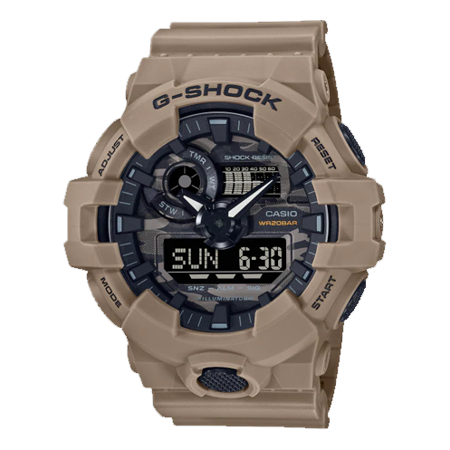 CASIO G-Shock Analog-Digital 'Brown' GA-700CA-5A